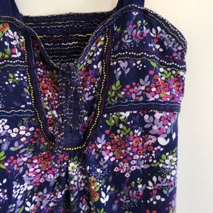 Anthropologie Little Yellow Button top size large